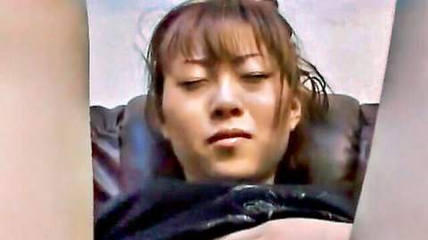 Japanese Mai exposes tits and pussy before handjob in JAV
