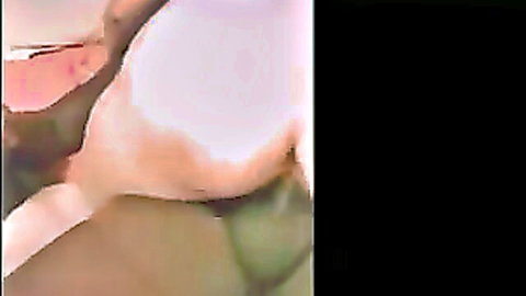 MILF bent over exposing big pale ass in doggy style tease