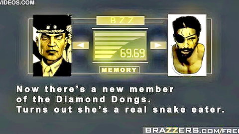 Casey Calvert & Charles Dera in Metal Gear Solid XXX parody, Brazzers trailer