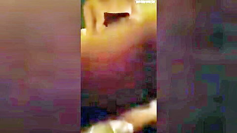 Blurry closeup of two hairy Arab men in gay sex with one behind the other