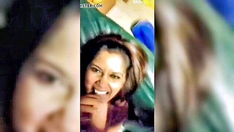 Desi Indian woman smiling seductively in hot blowjob preview