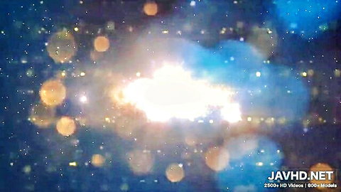 JAVHD.net cosmic bokeh galaxy promo background with 2500+ HD JAV videos and 900+ models
