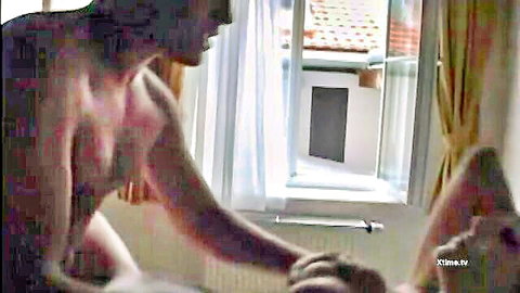 Blonde curvy MILF with big tits and ass fucked hard doggy style by big dick
