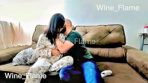 Kadall Master kisses bald man in pajamas, offering blowjob for game help