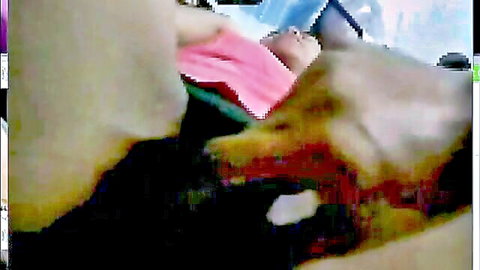 Thumbnail of psychotic husband burning Little Jib's pussy with lighter