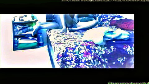 Slim college girlfriend fucked in bedroom by boyfriend
