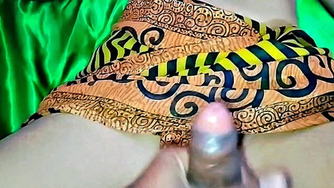 Indian wife in colorful saree getting vaginal penetration