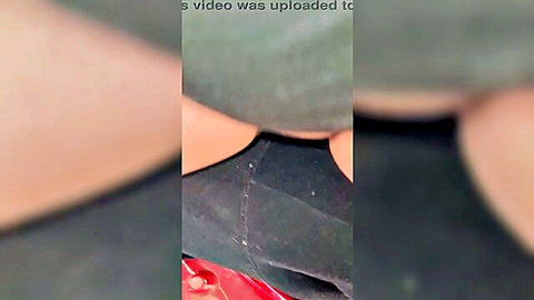 Amateur close-up of curvy woman's ass with creampie from boyfriend's best friend