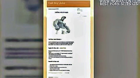 Muscular man in underwear flexing for call boy job ad, hot model vibe