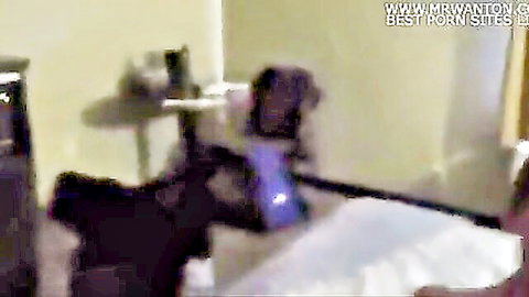 Hotwife in intense threesome taking two cocks in double penetration