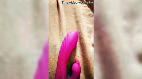 Pink dildo toy for Guendalina Tavassi massage scene