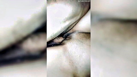 Blurry close-up of hairy Moroccan woman's intimate area