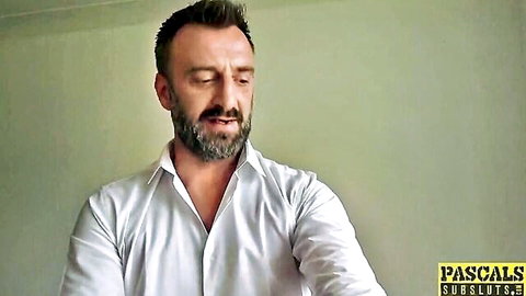 Intense Pascal in white shirt from Pascals Subsluts featuring busty UK Brooke Jameson rough fuck