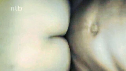 Close-up of wife's pale ass in BBC office cuckold fuck