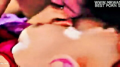 South Asian mature wife with thick cum dripping on her face stares intensely at lover's eyes