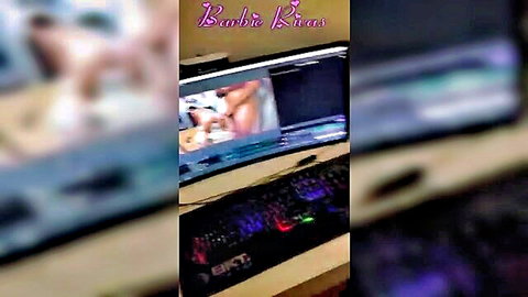 Barbie Rivas Argentine redhead screaming in intense orgasm