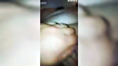Extreme close-up of big spread pussy with plug, amateur porn thumbnail