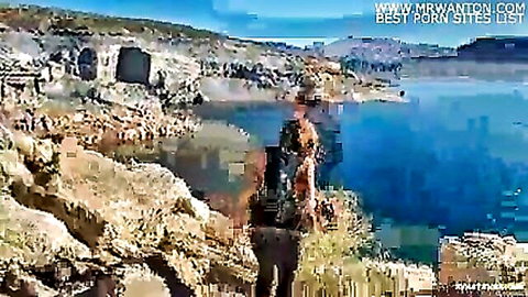 Molly Pills backpacking in rocky paradise outdoors, amateur adventure POV