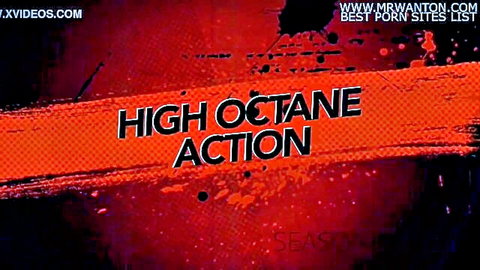 Rita Daniels high octane action trailer thumbnail, explosive red promo graphic
