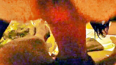 Polish girl bent over with exposed ass in explicit amateur scene