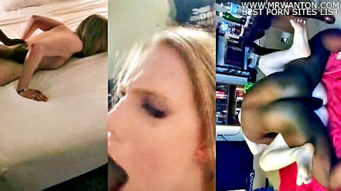 Blonde in intense interracial cuckold POV dirty talk, nude sex scenes