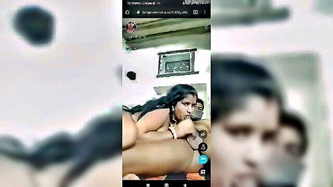 Sonu Sharma hot fucking session with husband on Tango live stream