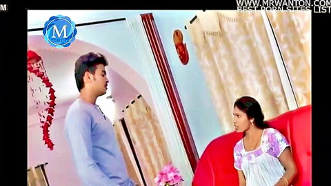 Desi sister-in-law in white dress teases brother-in-law in intimate home scene