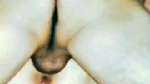 Close-up of mature vagina with pulsating cum inside