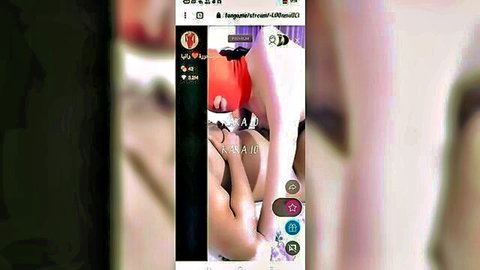 Rnia threesome: Two women in red lingerie in steamy lesbian action, 35-min private video