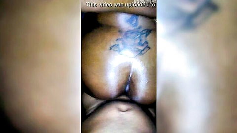 Sexy ebony BBW big ass close-up backshots action