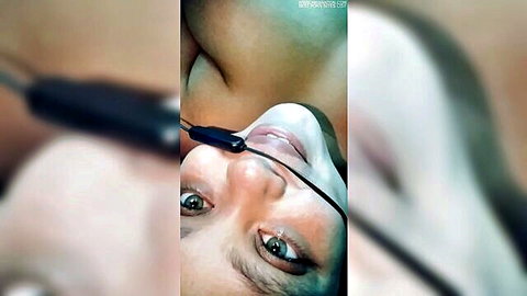 Gatita Serpas close-up aroused face during solo play, intimate expression