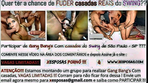 Big Bambu gangbangs Argentine swinger wife in hardcore group sex