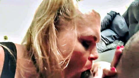 Jenna Jaymes giving blowjob to BBC in intimate scene