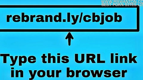Promotional spam image for best porn sites list with rebrand.ly/cbjob link, JEAANIE title