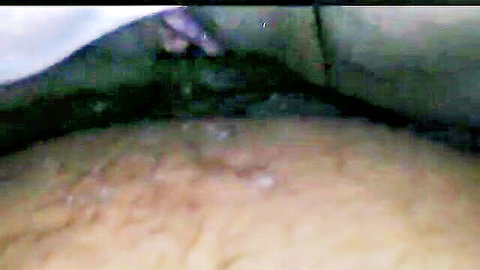 BBW close-up vulva with pubic hair in amateur porn video