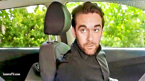 Man in car with surprised look, teasing Muslim woman anal sex thumbnail