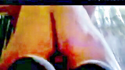 Close-up of wife's spread ass and pussy for stranger insemination