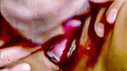 Close-up of hot teacher pussy fucked by student, intense vaginal penetration