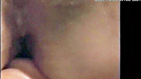 Hairy mature 40yo woman masturbating to double orgasm close-up