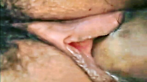 Close-up of Japanese teen's creampie after intense hotel sex