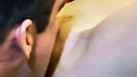 Skinny young brunette teen couple in close intimate face embrace