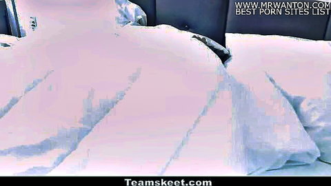 Rebel Lynn in quick morning fuck with step-brother under sheets