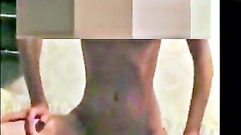 Skinny babe's shaved pussy spread wide open by fingers closeup