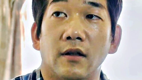 Teary-eyed Asian man in emotional JAV incest scene