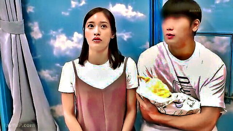 Shocked Asian mom in pink dress with man holding chick, BDSM JAV thumbnail