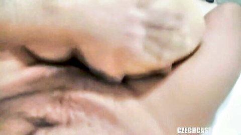 Czech Casting Vlasta nude close-up of tits and pussy