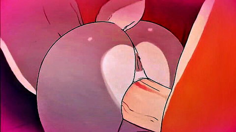 Hentai anime girl big round ass and creampied pussy dripping cum closeup