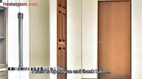 Hentai thumbnail: Apologizing to sister-in-law Karin in indoor scene