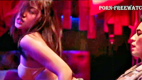Angelica Heart nude tits exposed in intimate lesbian tease with friend