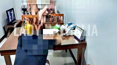 Pinay wife cheats with husband's coworker in steamy amateur sex